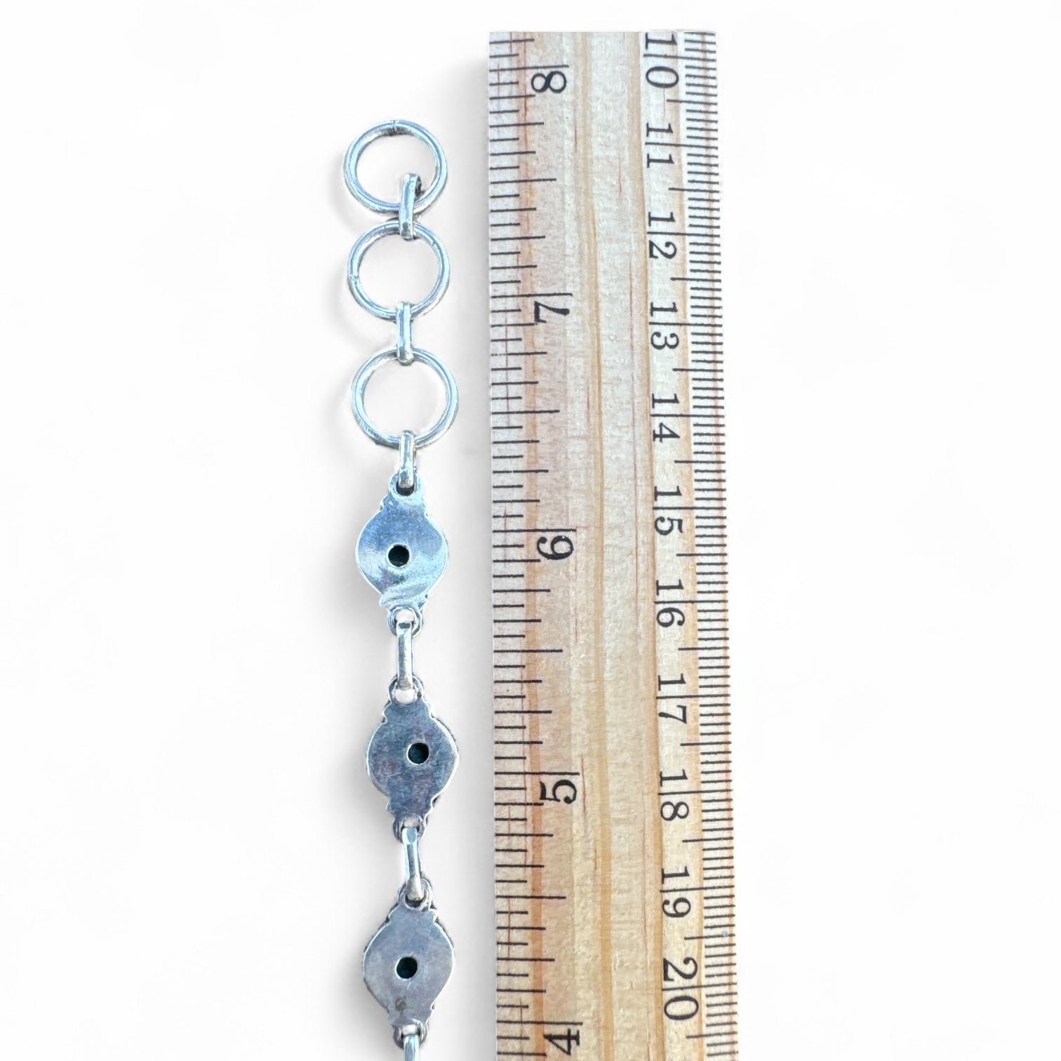 Kingman Blue Copper Turquoise Solid 925 Sterling Silver Bracelet