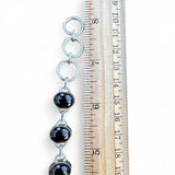 Garnet Solid 925 Sterling Silver Bracelet