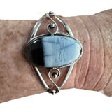 Owyhee Opal Solid 925 Sterling Silver Cuff Bracelet