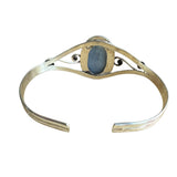 Owyhee Opal Solid 925 Sterling Silver Cuff Bracelet