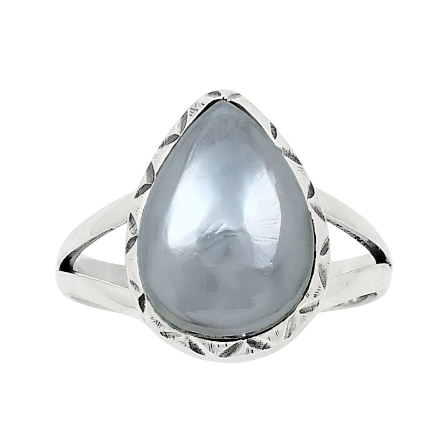 Hematite Solid 925 Sterling Silver Ring