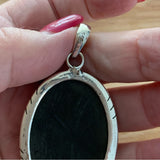 Abalone Solid 925 sterling silver pendant