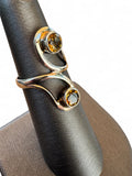 Citrine Solid 925 Sterling Silver Ring 5.5