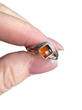 Baltic Amber Solid 925 Sterling Silver Ring 7