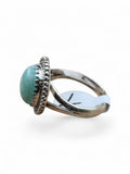 Amazonite Solid 925 Sterling Silver Ring 7