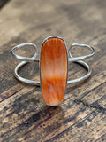 Spiny Oyster Solid 925 Sterling Silver Cuff Bracelet