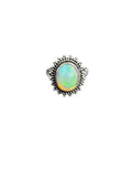 Ethiopian Opal Solid 925 Sterling Silver Ring 7