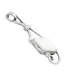 White Opal Solid 925 Sterling Silver Pendant