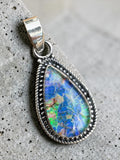 Monarch Opal Solid 925 Sterling Silver Pendant