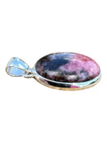 Rhodonite Solid 925 Sterling Silver Pendant