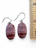 Snakeskin Jasper Solid 925 Sterling Silver Earrings
