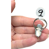 Rainbow Moonstone Solid 925 Sterling Silver Ring 9