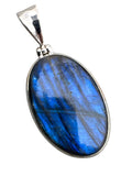 Labradorite Solid 925 Sterling Silver Pendant