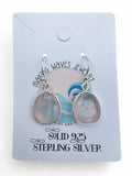 Rose Quartz Solid 925 Sterling Silver Earrings