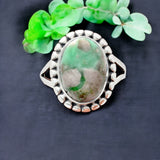 Variscite Solid 925 Sterling Silver Ring 8