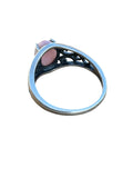 Pink Opal Solid 925 Sterling Silver Ring 7