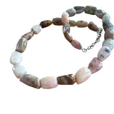 Chunky Australian Pink Opal beaded Necklace