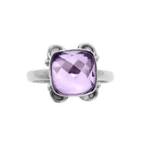 Amethyst Solid 925 Sterling Silver Ring 7.5