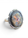 Monarch Opal Solid 925 Sterling Silver Ring 9