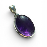Amethyst Solid 925 Sterling Silver Pendant