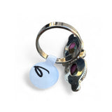 Kingman Cotton Candy Turquoise Solid 925 Sterling Silver Ring 6