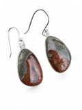 Peanut Jasper Solid 925 Sterling Silver Earrings