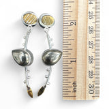 Pyrite Solid 925 Sterling Silver Earrings