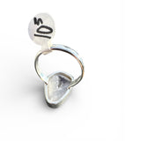 RARE Trapiche Amethyst Solid 925 Sterling Silver Ring 10.5