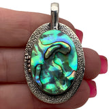 Abalone Solid 925 Sterling Silver Pendant