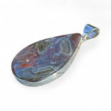 Crazy Lace Agate Solid 925 Sterling Silver Pendant