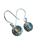 Ethiopian Opal Solid 925 Sterling Silver Earrings