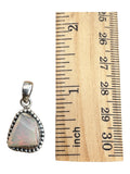 Raw Ethiopian Opal Solid 925 Sterling Silver Pendant