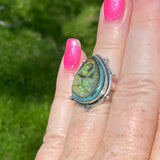 Monarch Opal Solid 925 Sterling Silver Ring 5