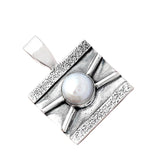 Pearl Solid 925 Sterling Silver Pendant