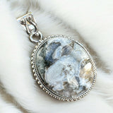 Ocean Jasper Solid 925 Sterling Silver Pendant