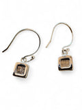 Meteorite Solid 925 Sterling Silver Earrings