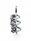 Meteorite Solid 925 Sterling Silver Pendant