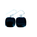 Black Onyx Solid 925 Sterling Silver Earrings