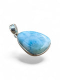Caribbean Larimar Solid 925 Sterling Silver Pendant