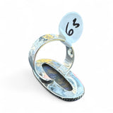 Kingman Purple Mojave Turquoise Solid 925 Sterling Silver Ring 6.5