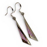 Pink Lab Opal Solid 925 Sterling Silver earrings