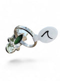Kingman Green Mojave Turquoise Solid 925 Sterling Silver Ring 7