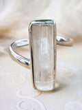 Lemurian Quartz Solid 925 Sterling Silver Ring 7.5