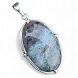 Ocean Jasper Solid 925 Sterling Silver Pendant