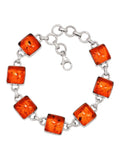 Baltic Amber Solid 925 Sterling Silver Bracelet