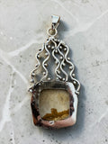 Picture Jasper Silver Overlay Pendant