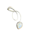 Rainbow Moonstone Solid 925 Sterling Silver Pendant