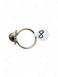 Charoite Solid 925 Sterling Silver Ring 8