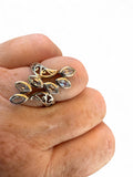 Blue Topaz Solid 925 Sterling Silver Ring 7