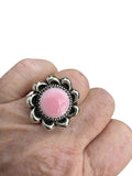 Pink Queen Conch Solid 925 Sterling Silver Ring 8